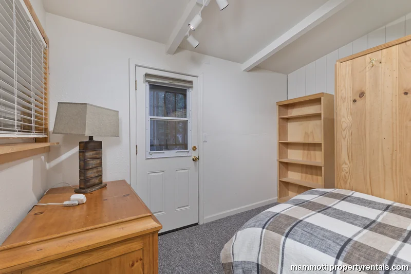 Bedroom three with private back entrance